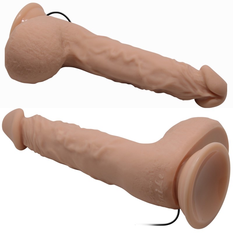 Sztuczny penis dildo realistyczne wibracje 24 cm